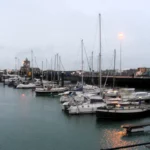 Yachts moored in Wellington Dock at Dover Marina, England